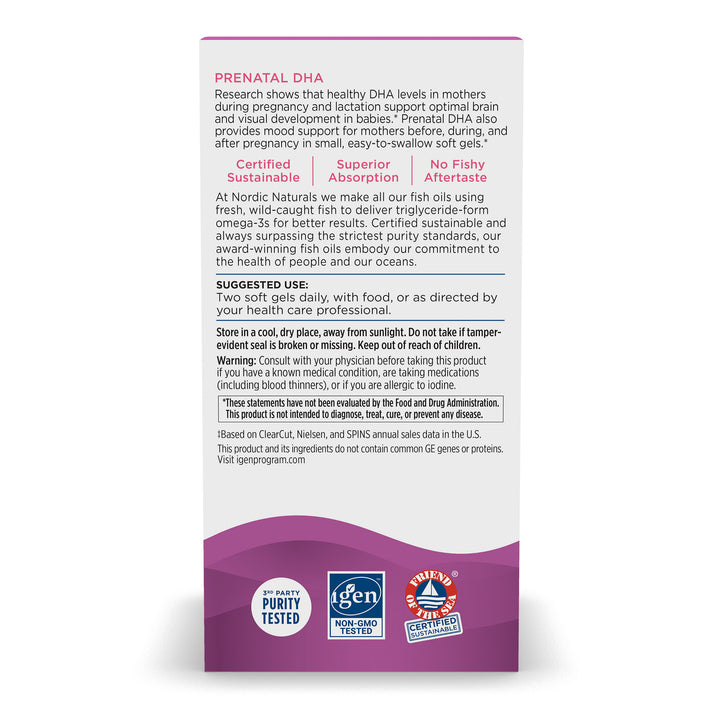 Prenatal DHA 180 softgels
