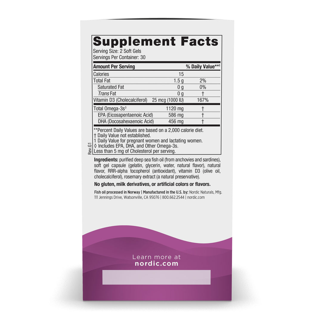 Postnatal Omega-3 60 softgels