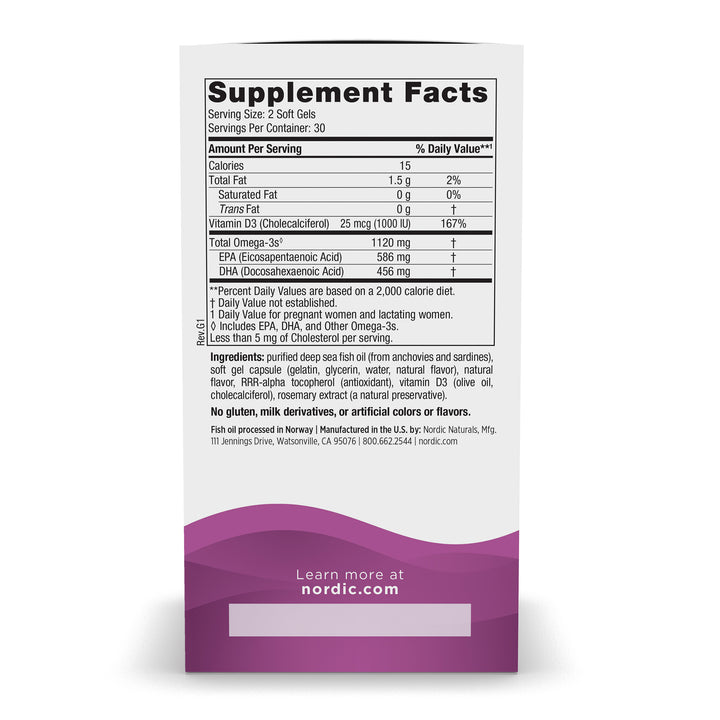 Postnatal Omega-3 60 softgels