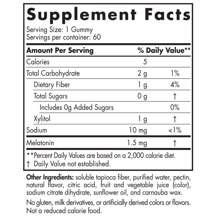Zero Sugar Melatonin Gummies