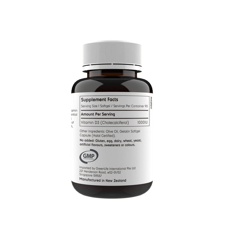 Vitamin D3 1000IU - 90 soft gels
