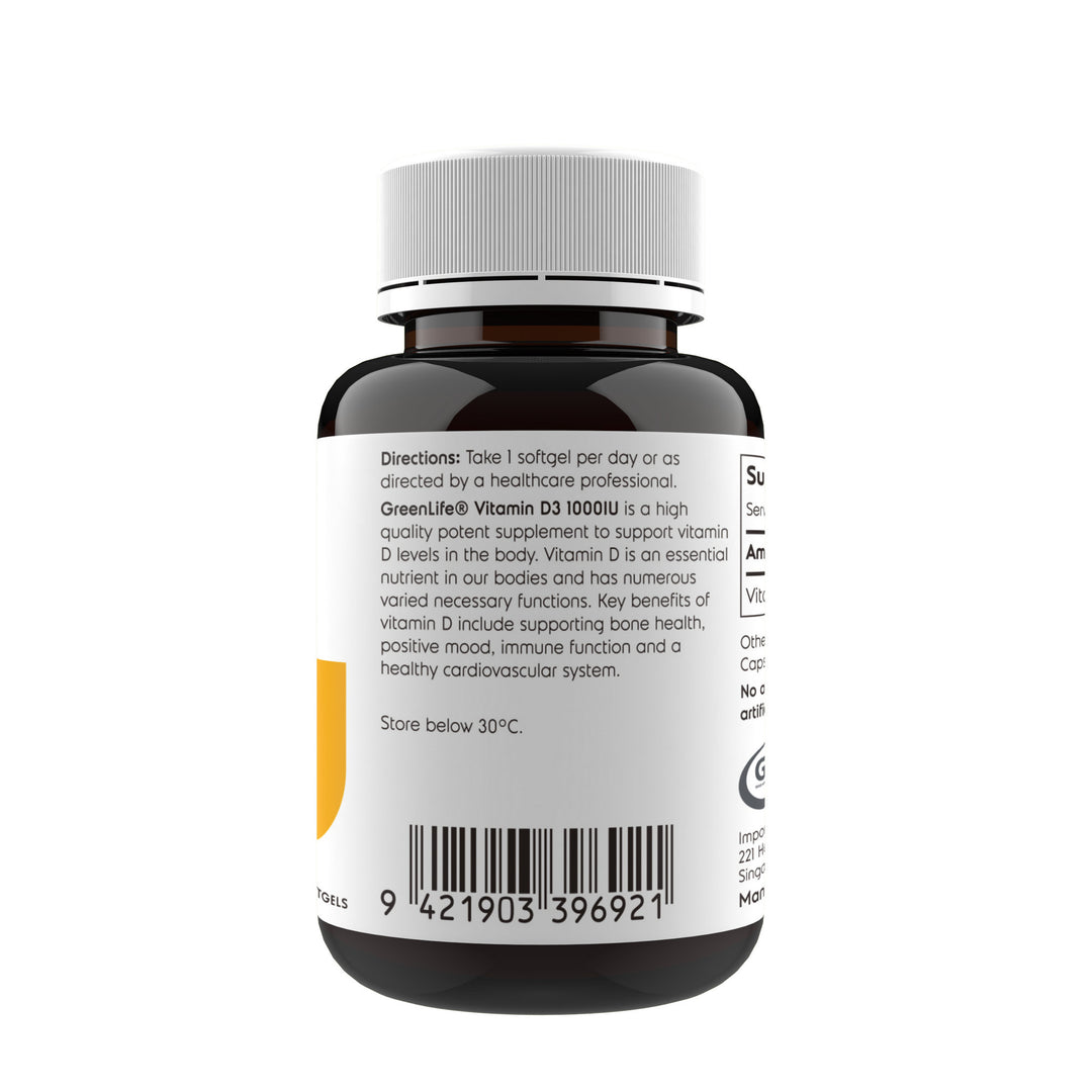Vitamin D3 1000IU - 90 soft gels