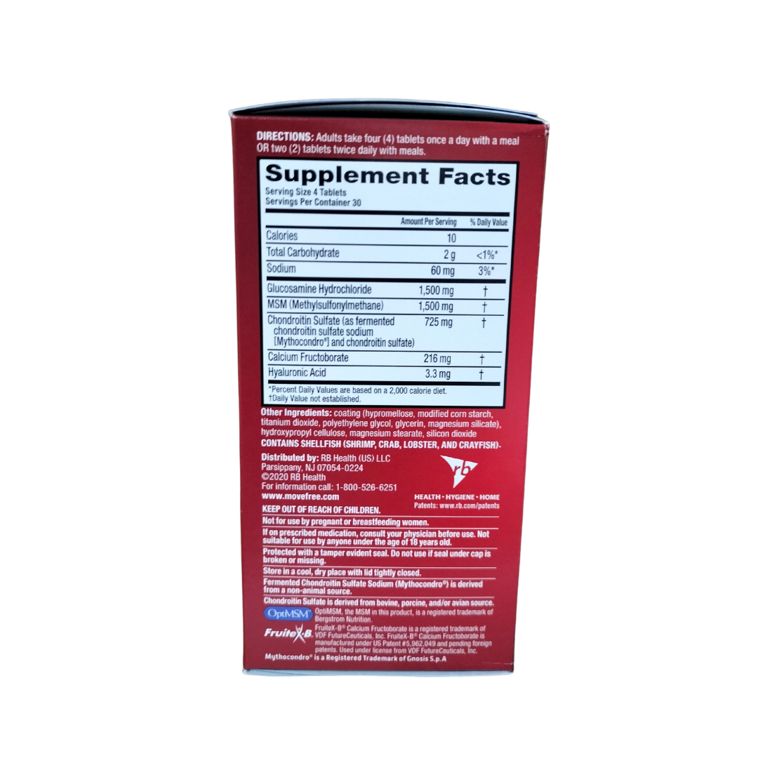 Move Free Advanced PRO with Hi-Absorption Chondroitin and Glucosamine ...