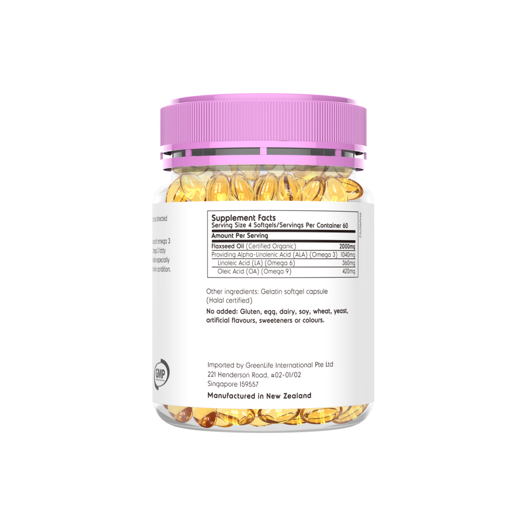 Organic Flaxseed Oil